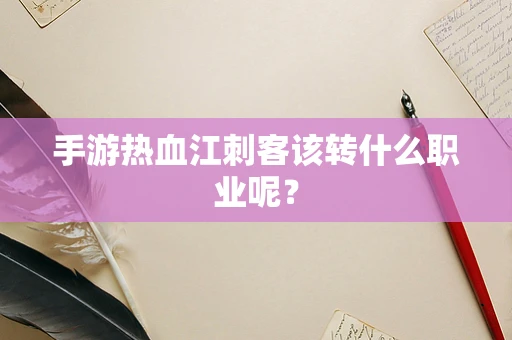 手游热血江刺客该转什么职业呢？