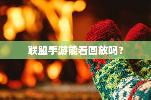 联盟手游能看回放吗？
