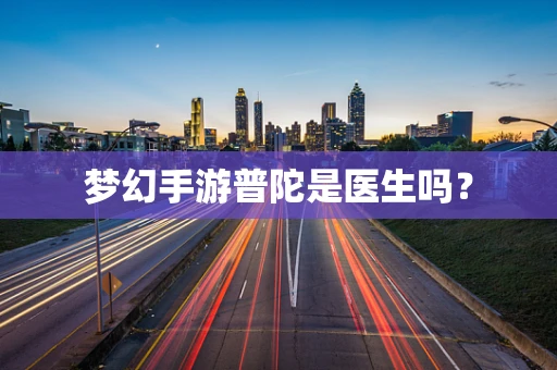 梦幻手游普陀是医生吗？