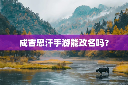 成吉思汗手游能改名吗？