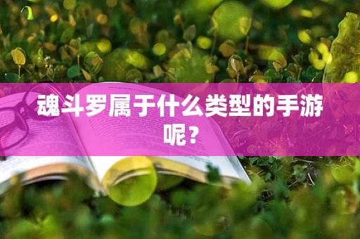 魂斗罗属于什么类型的手游呢？
