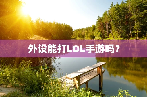 外设能打LOL手游吗？