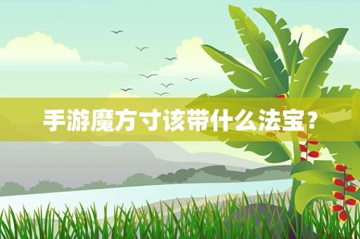 手游魔方寸该带什么法宝？