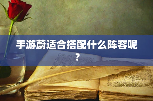 手游蔚适合搭配什么阵容呢？