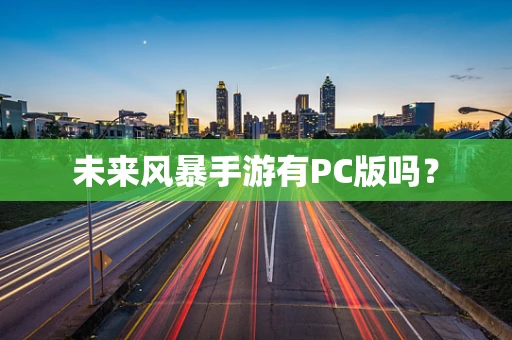 未来风暴手游有PC版吗？