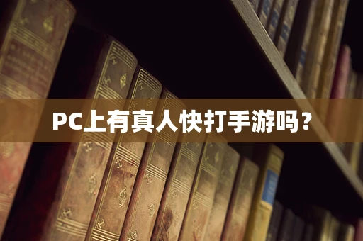 PC上有真人快打手游吗？