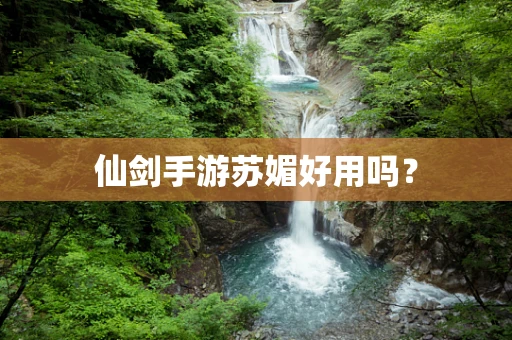 仙剑手游苏媚好用吗？