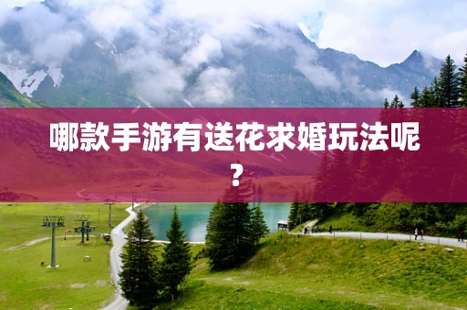 哪款手游有送花求婚玩法呢？