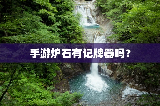 手游炉石有记牌器吗？