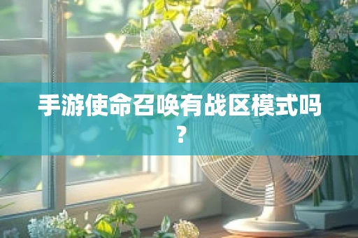 手游使命召唤有战区模式吗？