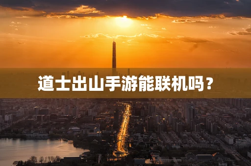 道士出山手游能联机吗？