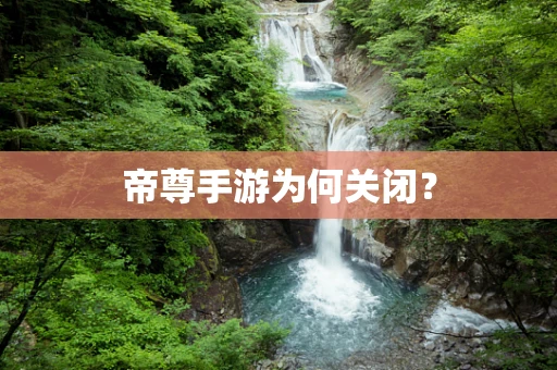 帝尊手游为何关闭？